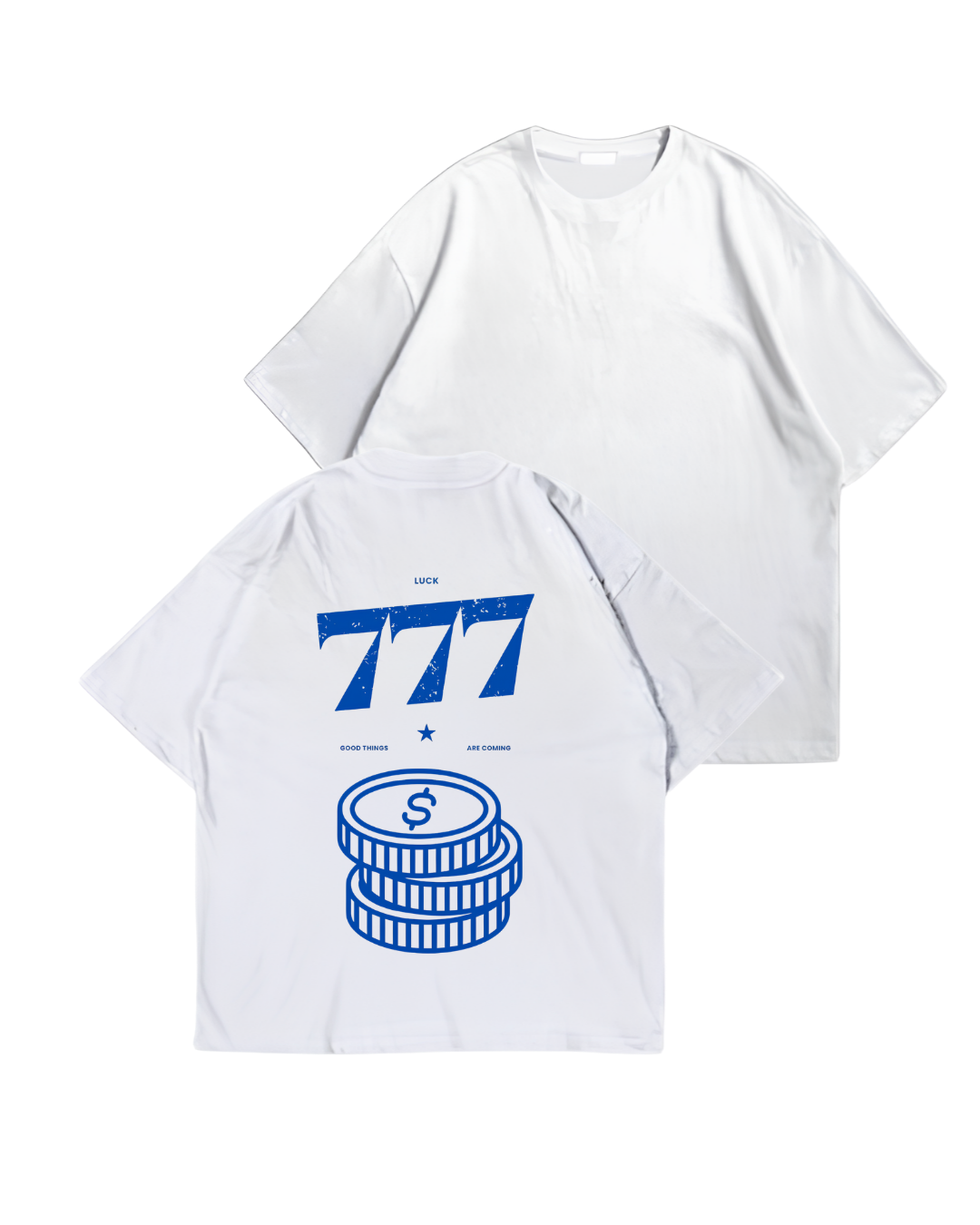 777 - Oversize Baskılı Unisex T-shirt