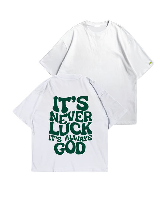 ALWAYS GOD - Oversize Baskılı Unisex T-shirt