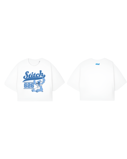STITCH - Oversize Baskılı Crop