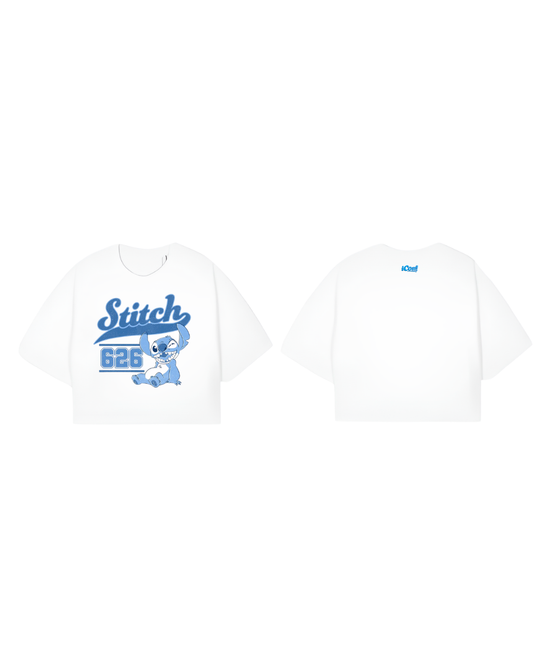STITCH - Oversize Baskılı Crop
