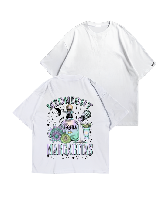 MARGARİTAS - Oversize Baskılı Unisex T-shirt