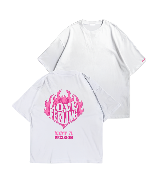FEELING - Oversize Baskılı Unisex T-shirt