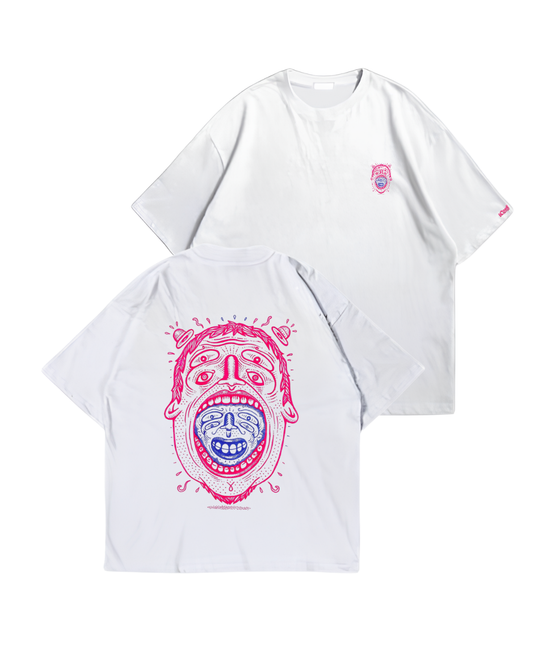 VORTEX - Oversize Baskılı Unisex T-shirt