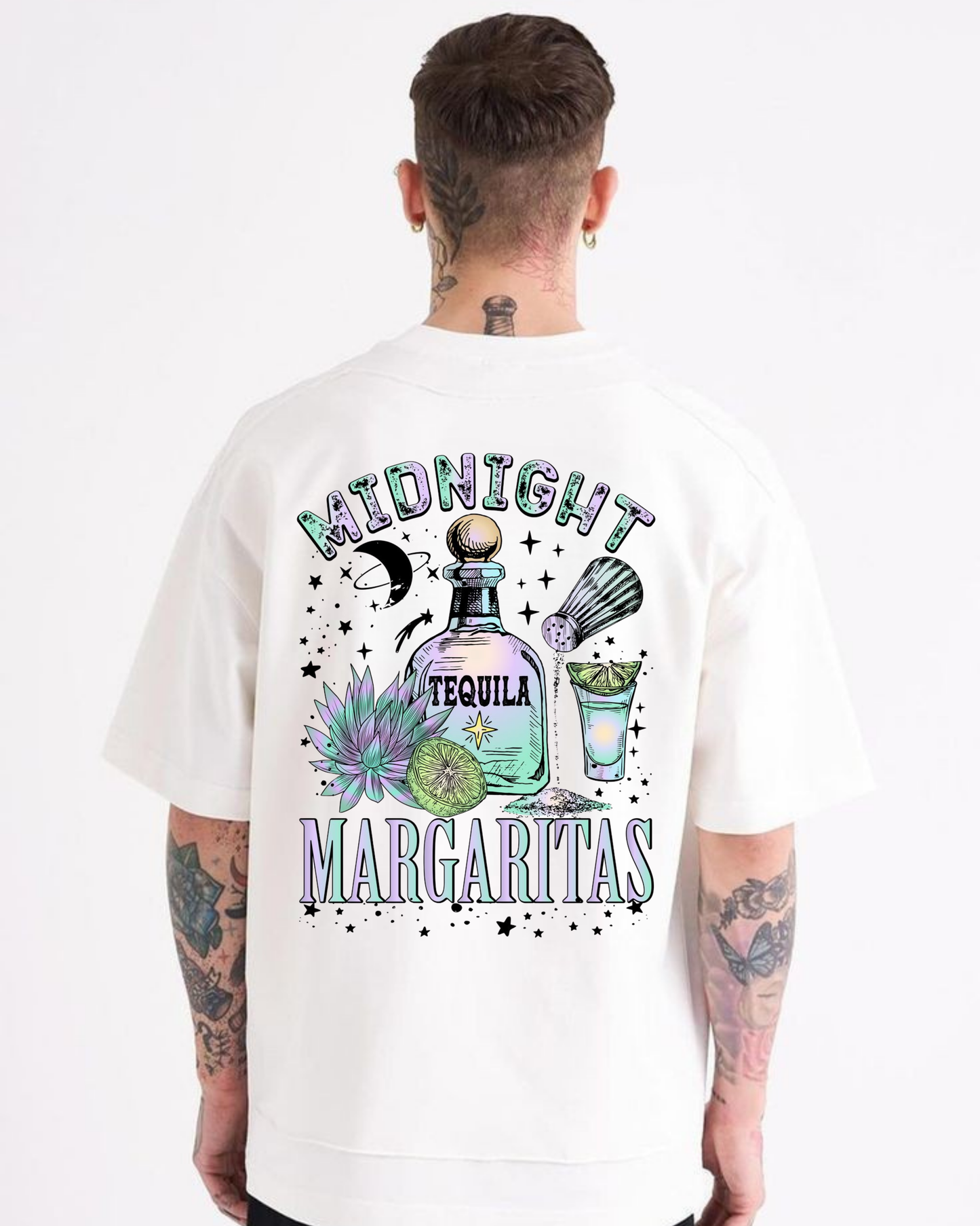 MARGARİTAS - Oversize Baskılı Unisex T-shirt