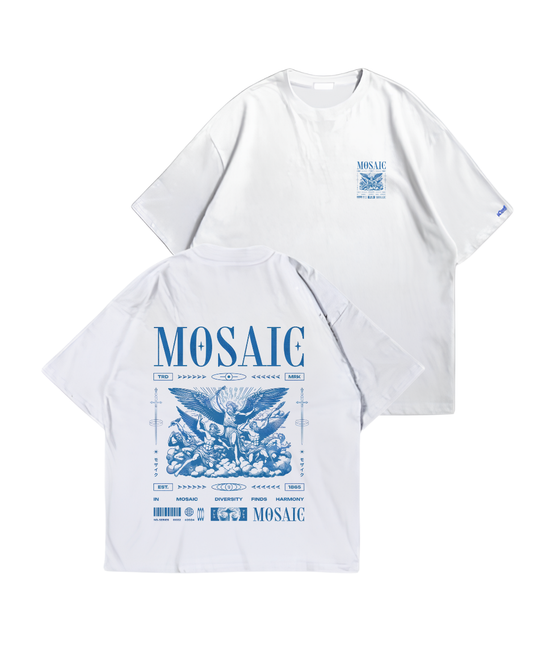 MOSAIC - Oversize Baskılı Unisex T-shirt