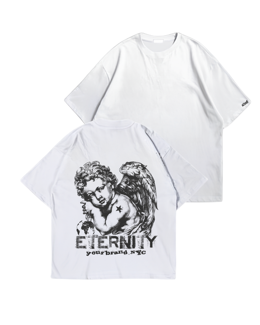 ETERNITY - Oversize Baskılı Unisex T-shirt