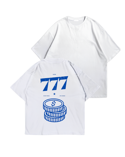 777 - Oversize Baskılı Unisex T-shirt