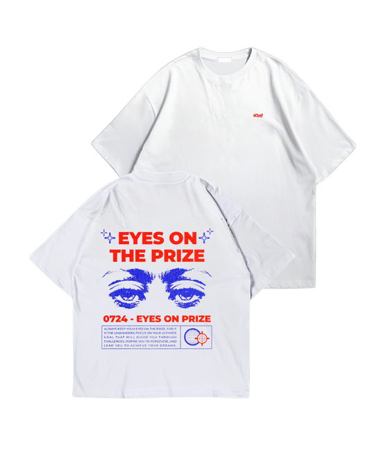 EYES ON - Oversize Baskılı Unisex T-shirt