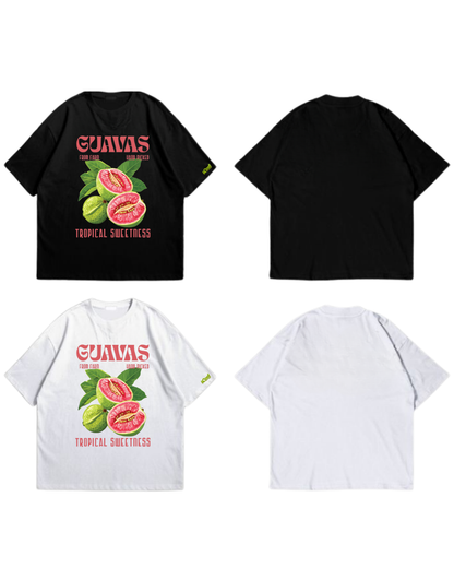 GUAVAS - Oversize Baskılı Unisex T-shirt