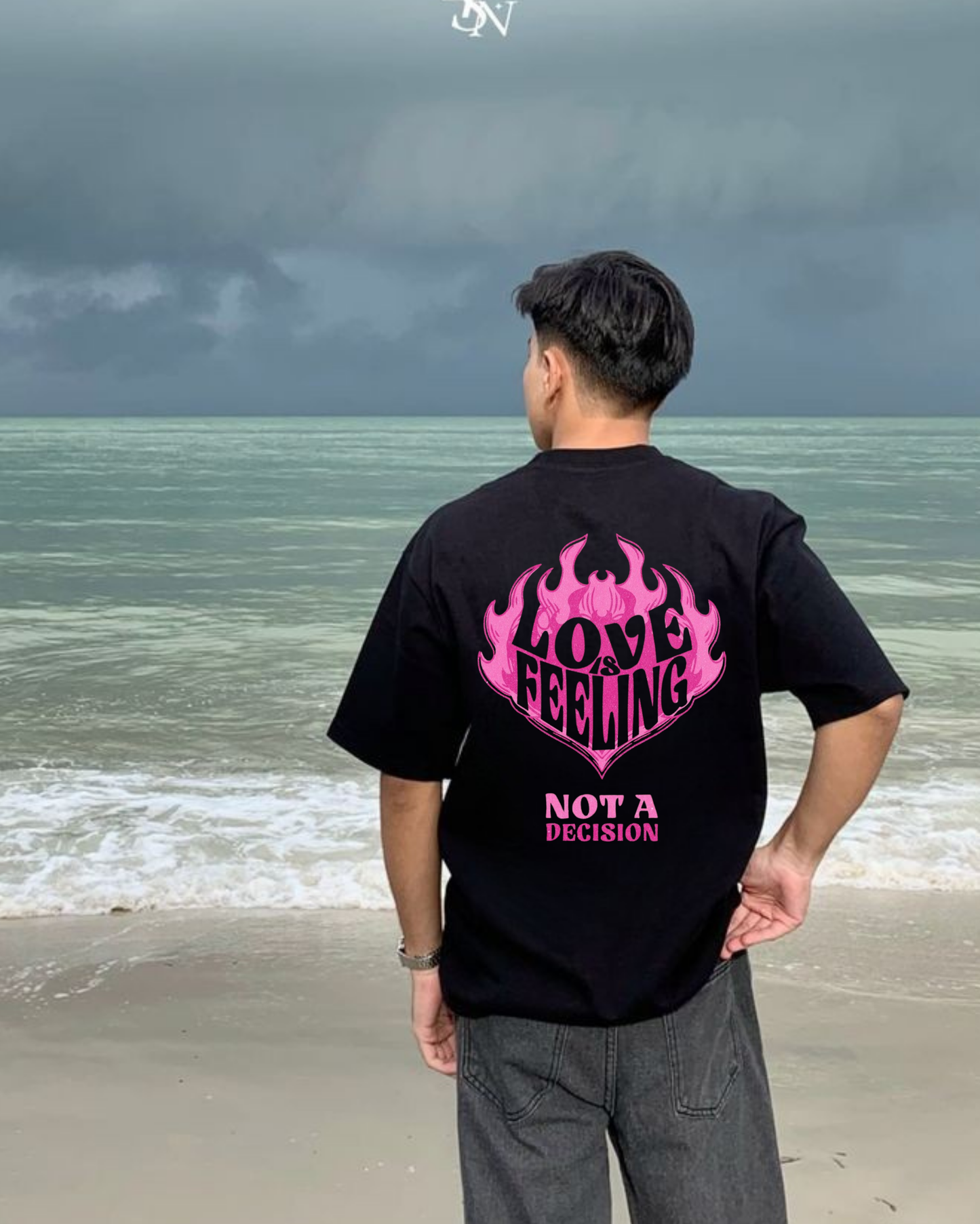 FEELING - Oversize Baskılı Unisex T-shirt