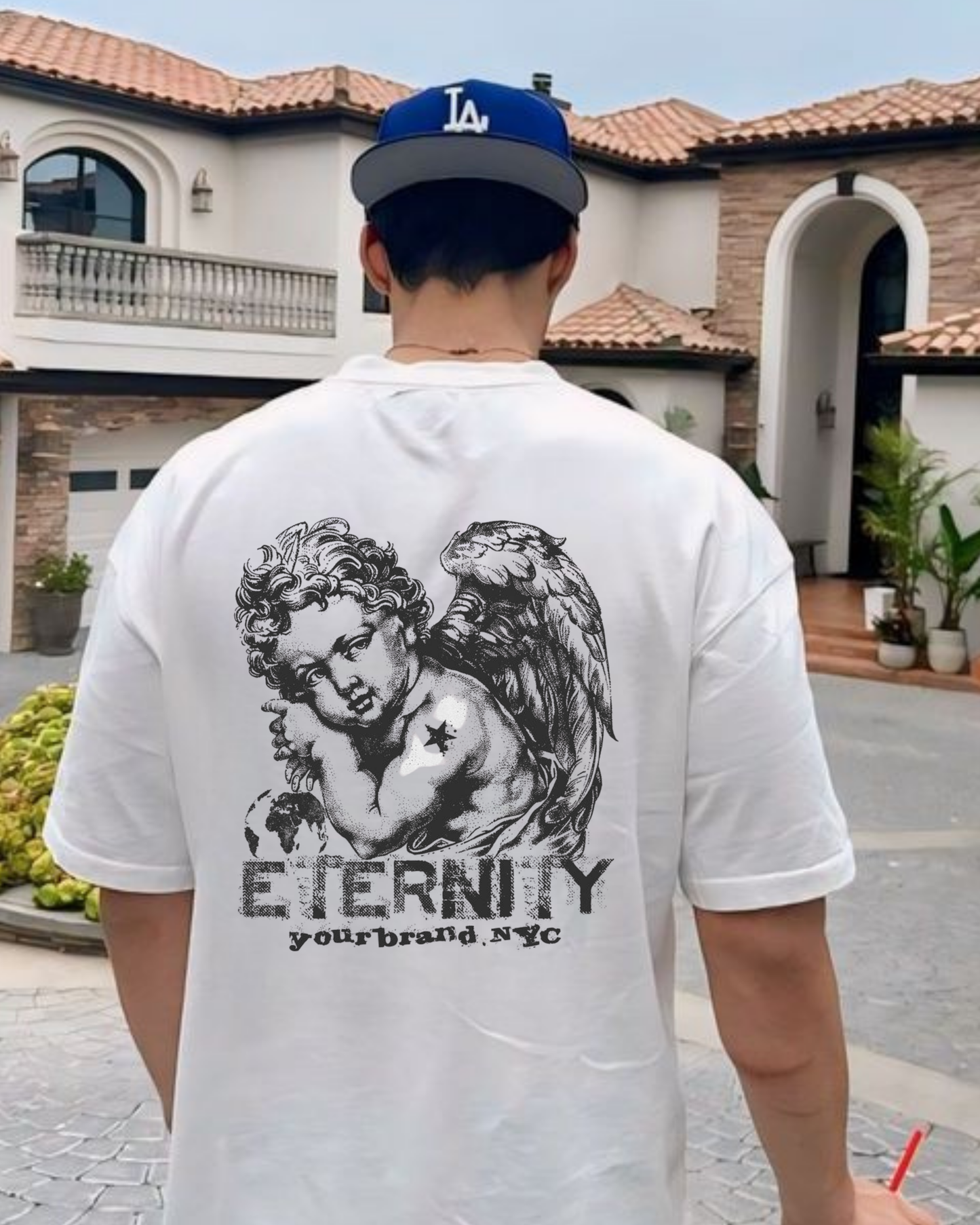 ETERNITY - Oversize Baskılı Unisex T-shirt