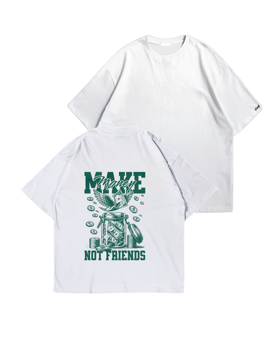 MAKE MONEY - Oversize Baskılı Unisex T-shirt