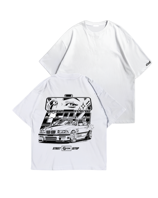 TO STREET - Oversize Baskılı Unisex T-shirt